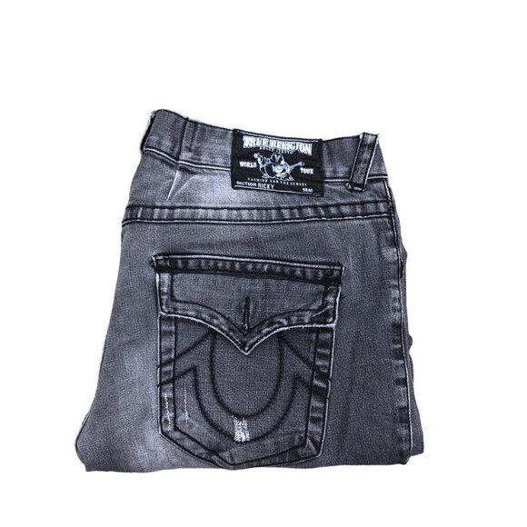 Vintage True Religion Jeans Size 40 RICKY Gray - Picture 2 of 7